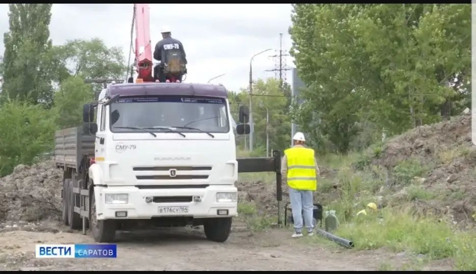 Завершили работы по строительству водовода Ø500 по ул. Буровой г. Саратов Завершили работы по строительству водовода Ø500 по ул. Буровой г. Саратов