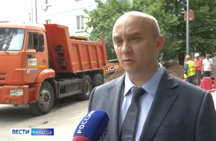 Директор МУПП "Саратовводоканал" и корреспонденты "Вести Саратов" посетили наш объект на ул. Бахметьевская г. Саратов