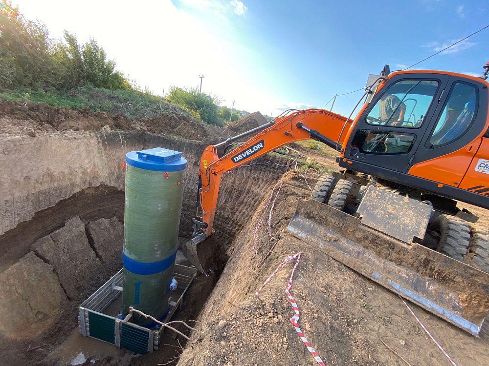 Монтаж КНС в г. Балаково.