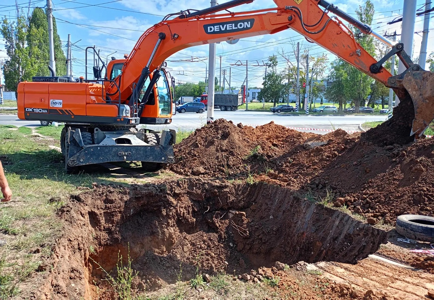 Монтаж напорных сетей канализации в г. Балаково