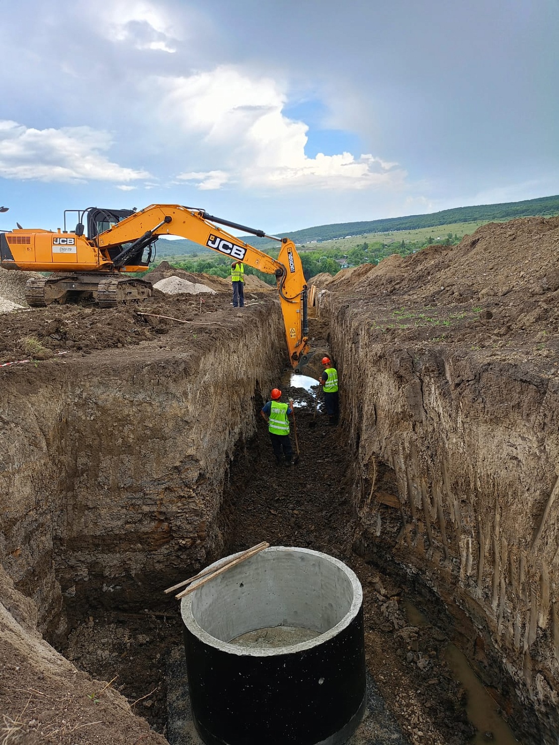 Строительство сетей водоснабжения и водоотведения "Столыпинского индустриального парка" (2024 г.)