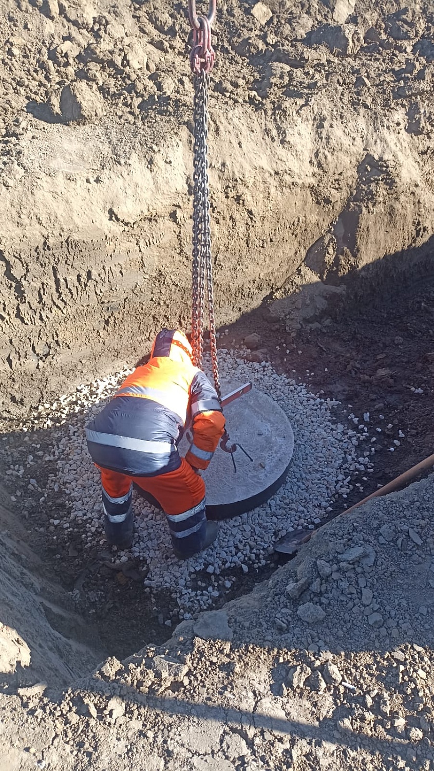 Строительство подводящих сетей водоснабжения и водоотведения к территории "Столыпинского индустриального парка" пос. Соколовый (2024 г.)