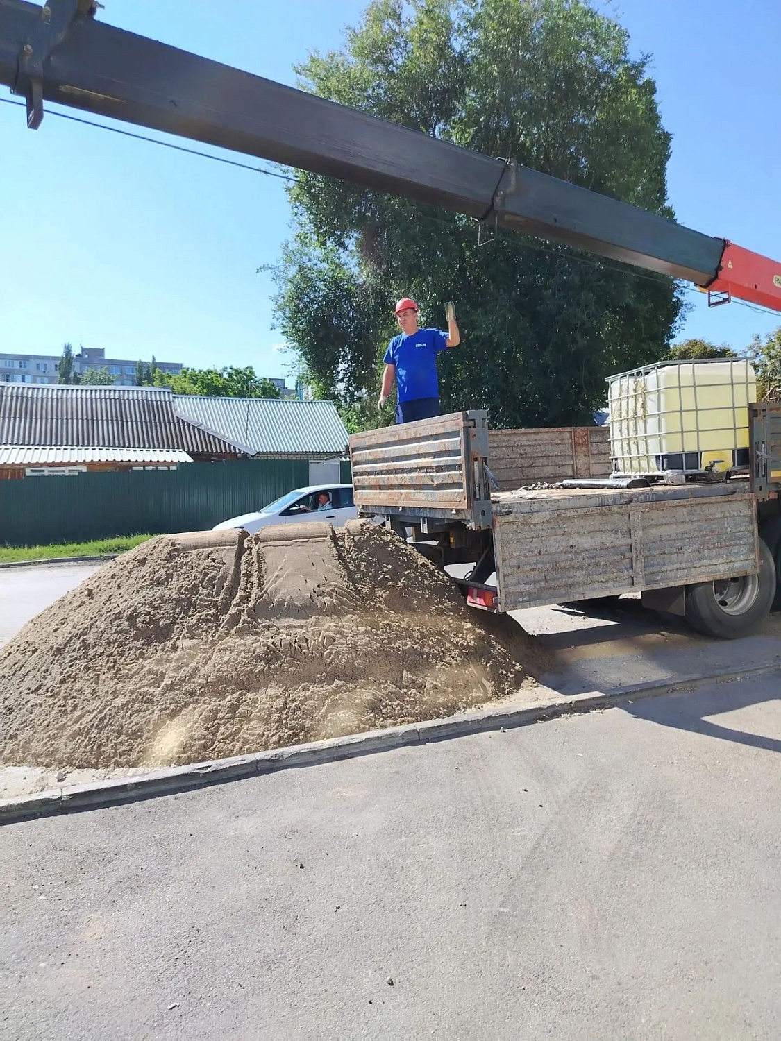 Строительство водопровода Ø500 по ул.Техническая. Саратов, август 2026г