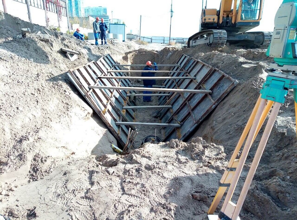 Канализационный коллектор № 8 по ул. Набережная (2020 г.)