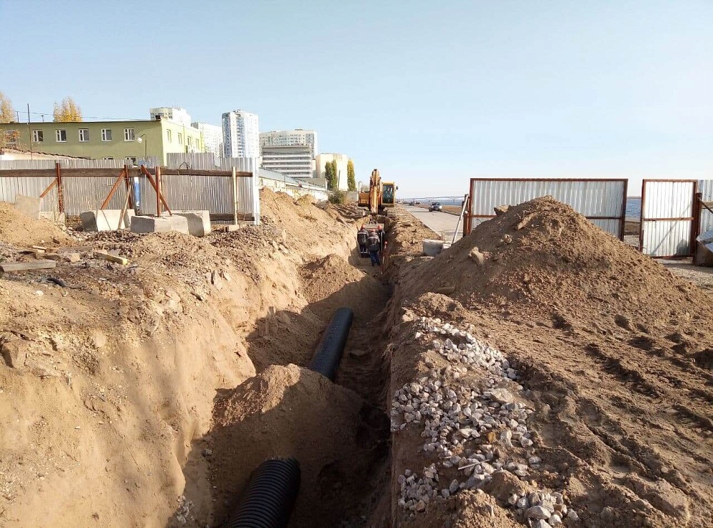 Канализационный коллектор № 8 по ул. Набережная (2020 г.)